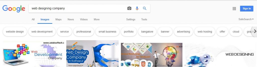 Google Image search