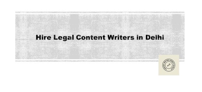 Legal Content Writers