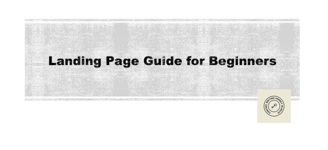 Landing Page Guide
